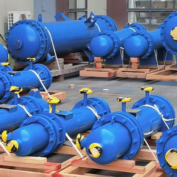 Class lined Tube type heat exchanger